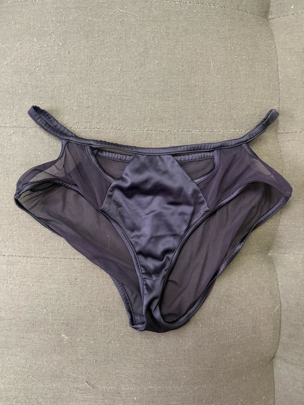 Playful Promises Junko Black Origami Cut-Out Brief